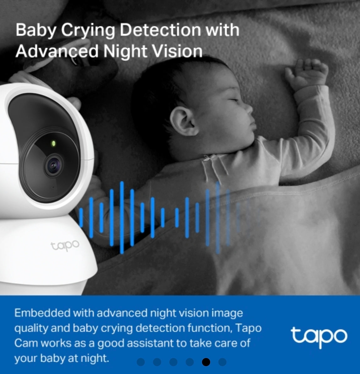 Pan/Tilt Home Security Wi-Fi Camera